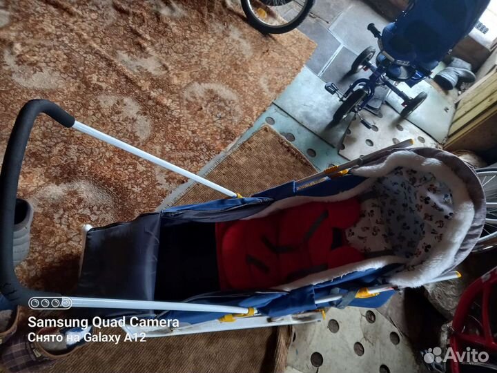 Детские санки коляска