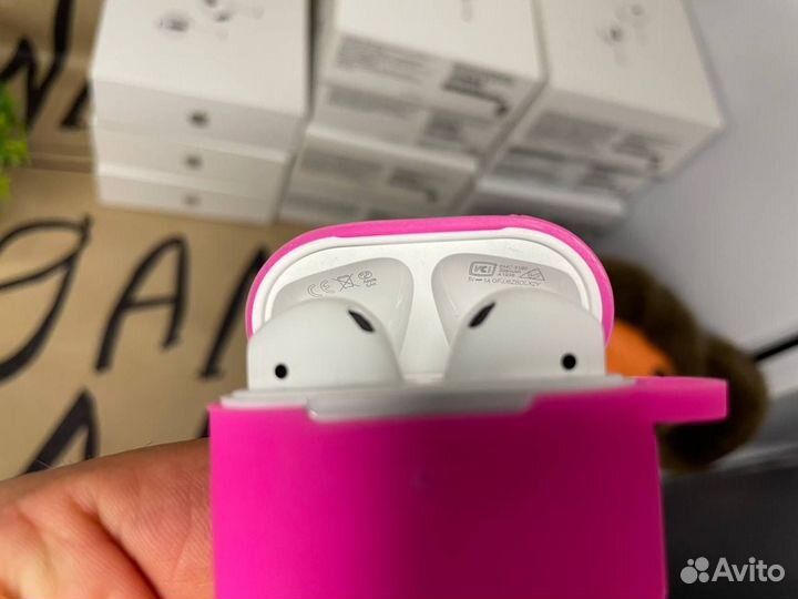 Airpods 2/3/pro 2 + чехол (чип Airoha 1562 a)