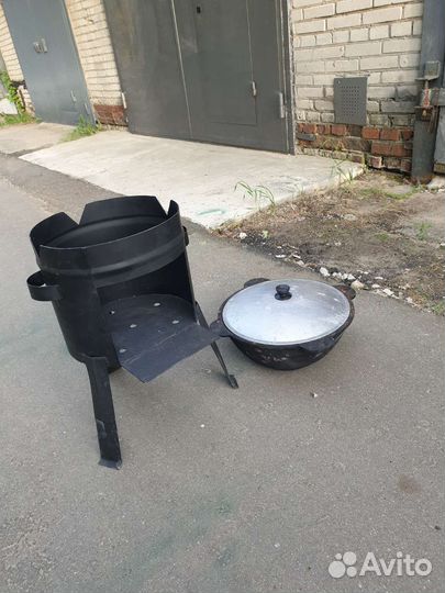 Казан с печью