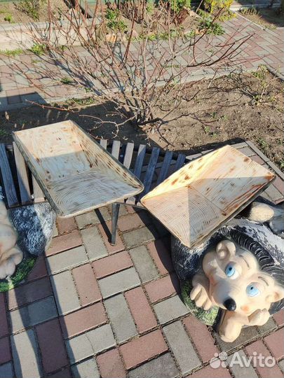 Лоток старателя деревянный для золото добычи