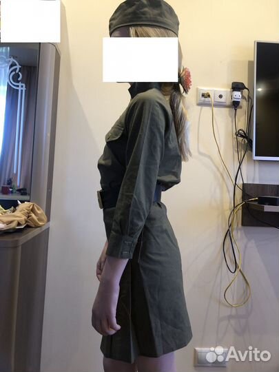 Детский военный костюм для девочки