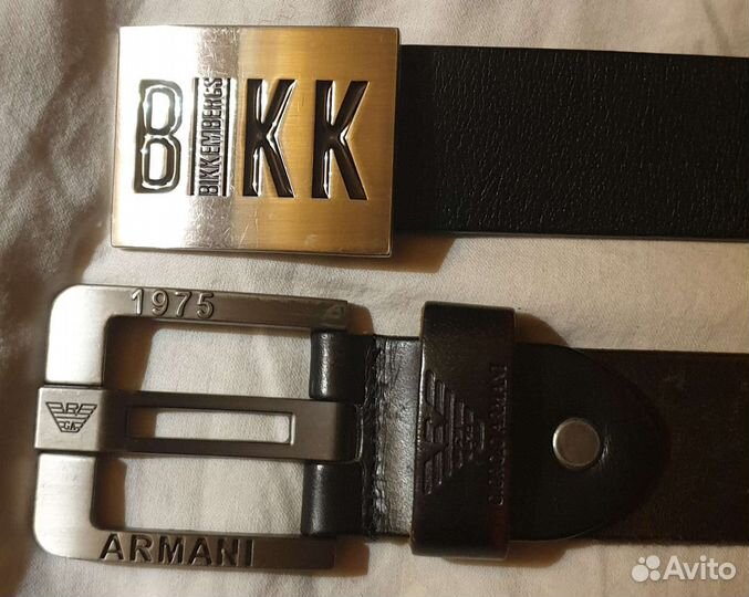 Мужской кожаный ремень