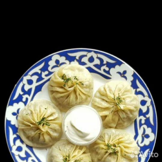 Манты из рубленного мясо (говядина,баранина)