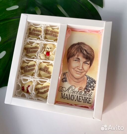 Шоколадный портрет ко Дню матери