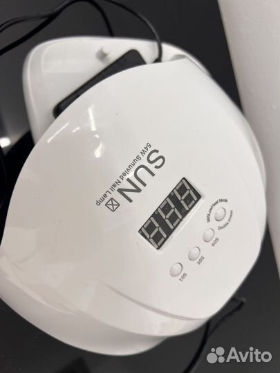 Лампа для ногтей набор гель лак база