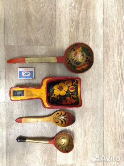 Деревянная посуда, утварь/Хохлома, СССР