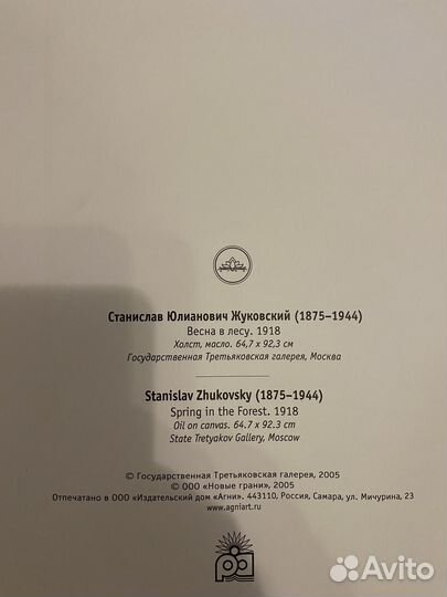 Картина репродукция С.Ю. Жуковский 