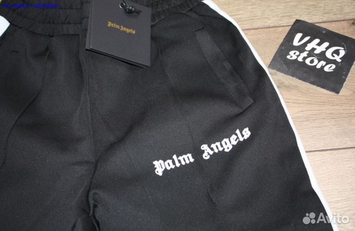 Palm Angels штаны черные (Арт.77537)