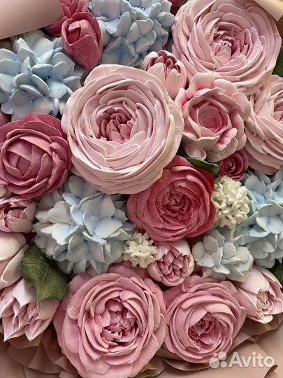 Сладкий букет из зефира