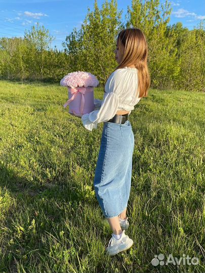 Розы цветы из мыла букет на день рождения юбилей