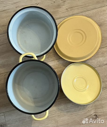 Кастрюля эмалированная бу без внутр.сколов