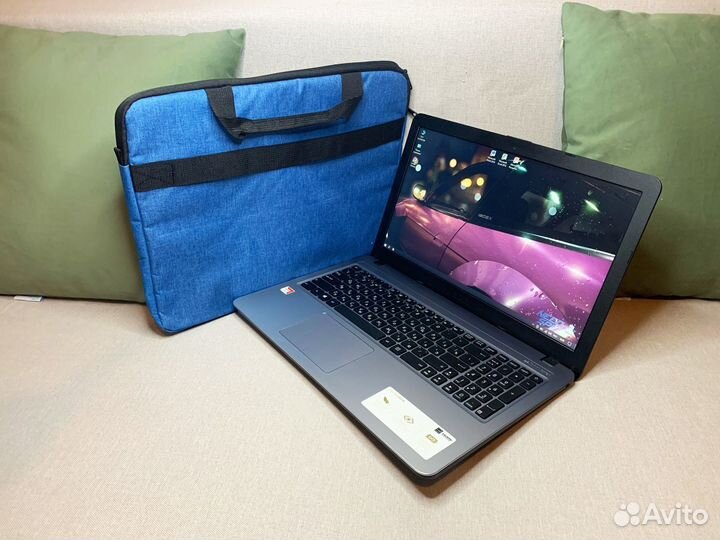 Ноутбук Asus X540BA 2020 года + Новая сумка