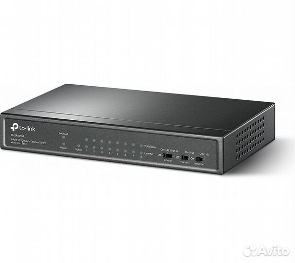 Коммутатор TP-Link TL-SF1009P неуправляемый