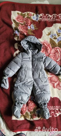Зимний комбинезон для мальчика до годика