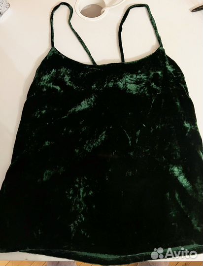 Топ бархатный