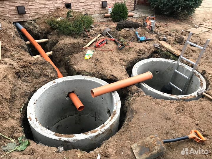 Кольца жби для бетонного септика и канализации
