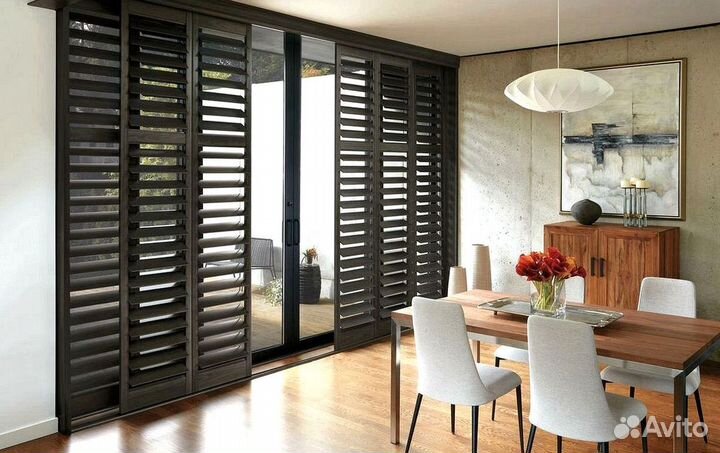 Реечные перегородки / Перегородки из реек