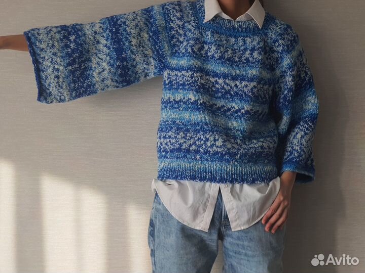 Свитер вязаный