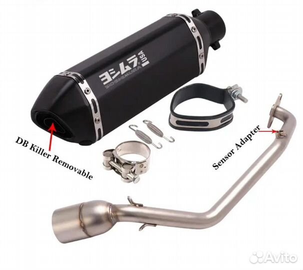 Выхлопная система honda PCX 125(2021-2022)