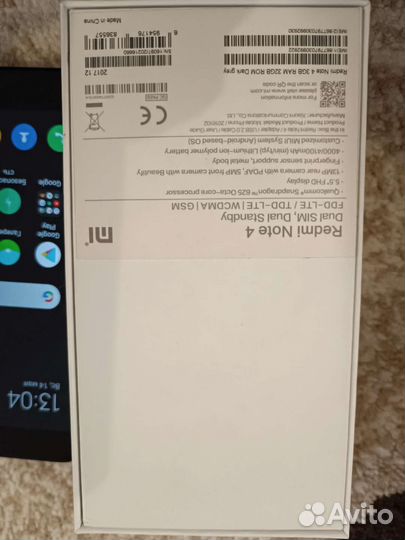 Телефон Redmi note 4