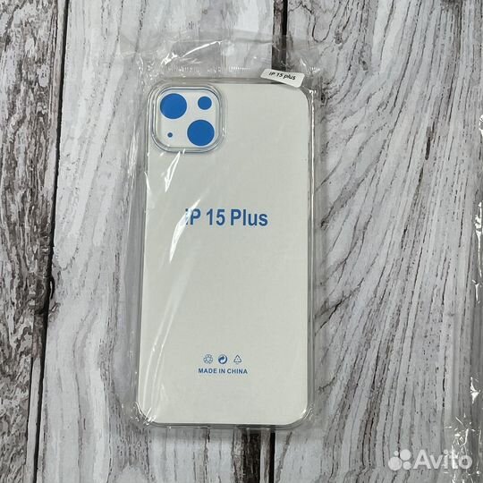 Чехoл прoзрачный для iРhоnе 15 Рlus