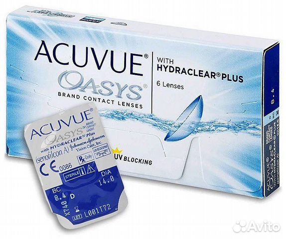Линзы контактные acuvue oasys двухнедельные