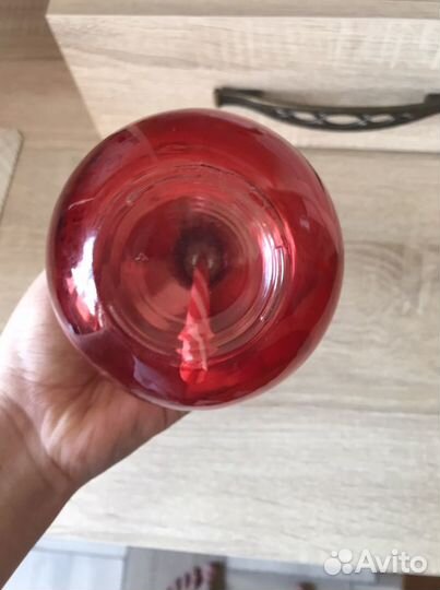 Новогодний стакан с трубочкой