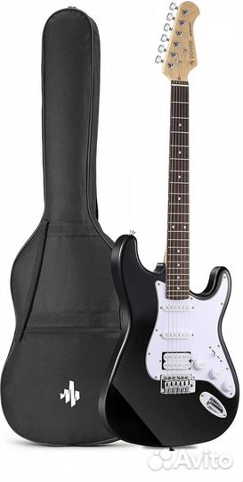 Электрогитара Donner ST-100 Black (чехол в комплек
