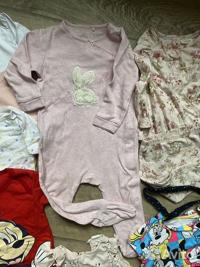 Вещи пакетом на девочку 74-80