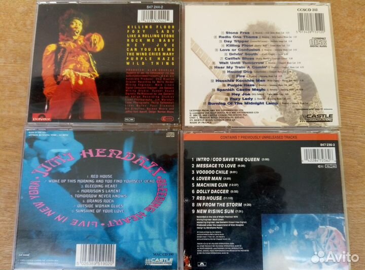 Jimi Hendrix-rare,outtake & live-18 CD