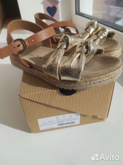Сандали для девочки MassimoDutti 34