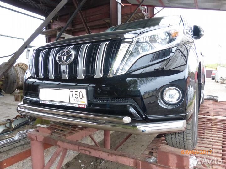 Обвес полирован.нержавейка изготовление Прадо150