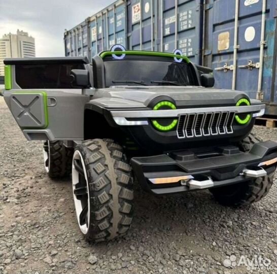 Детский полноприводной электромобиль Джип