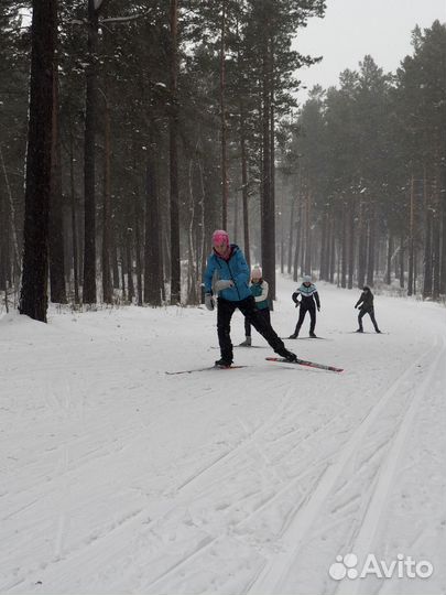 Освоение техники катания на беговых лыжах