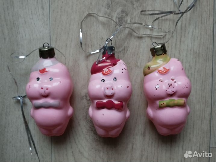 Елочные игрушки СССР одним лотом