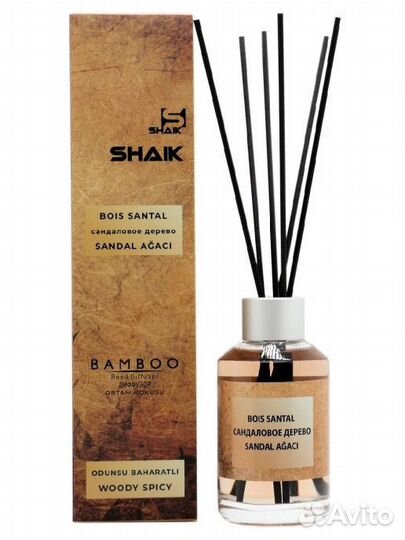 Аромадиффузор для дома Shaik Bamboo, Турция, 100мл