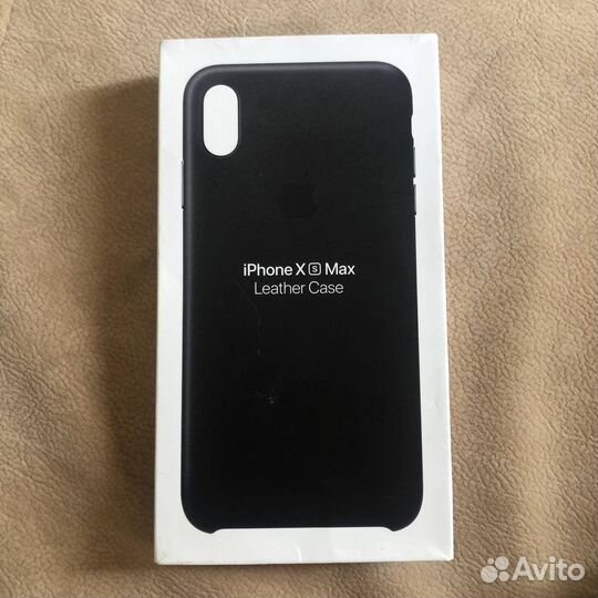 Кожаный чехол iPhone xs max