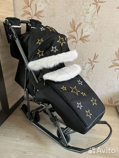 Санки коляска pikate 