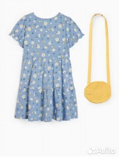 Платье c&a для девочки летнее 122 р