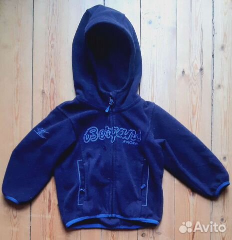 Флисовая толстовка, кофта с капюшоном Bergans