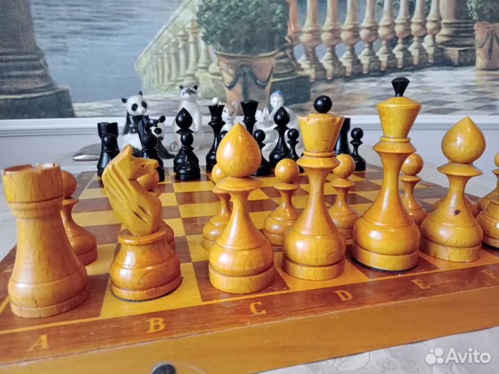 Шахматы большие деревянные СССР