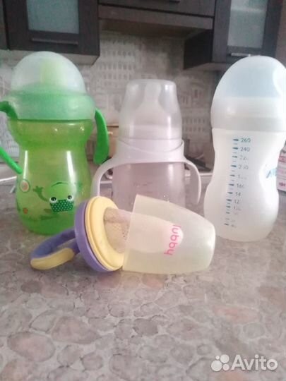 Бутылочки, ниблер, поильник