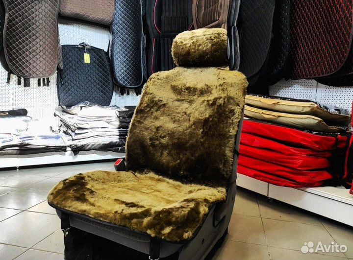 Меховые Накидки Чехлы на сиденья Peugeot