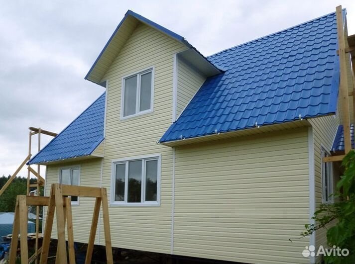 Металлочерепица для кровли RAL 5005 синий