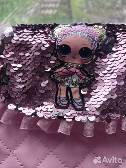 Сумка для девочки с пайетками