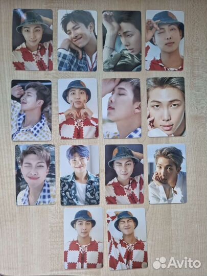 BTS RM намджун dicon официальные карты сет