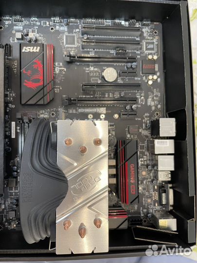 Материнская плата с процессором +видеокарта 1070
