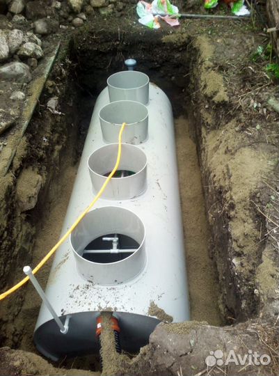 Автономная канализация на 40 человек, 8,0 м3