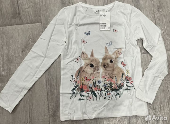 Кофта лонгслив для девочки, H&M