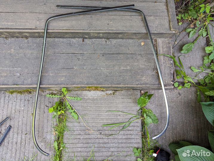 Комплект хром молдингов w124 купе